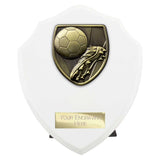 Cobra Shield Football Boot & Ball Award - White - PT24195