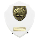 Cobra Shield Football Goal Keeper Award - White - PT24202