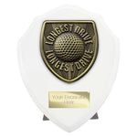 Cobra Shield Golf Longest Drive Award - White - PT24212