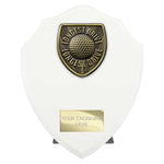Cobra Shield Golf Longest Drive Award - White - PT24212