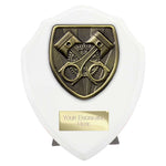 Cobra Shield Motorsport Piston Award - White - PT24224