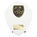 Cobra Shield Motorsport Piston Award - White - PT24224