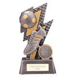 Strike Bolt Football Award - Gold|Silver - RF25082