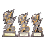 Strike Bolt Football Award - Gold|Silver - RF25082