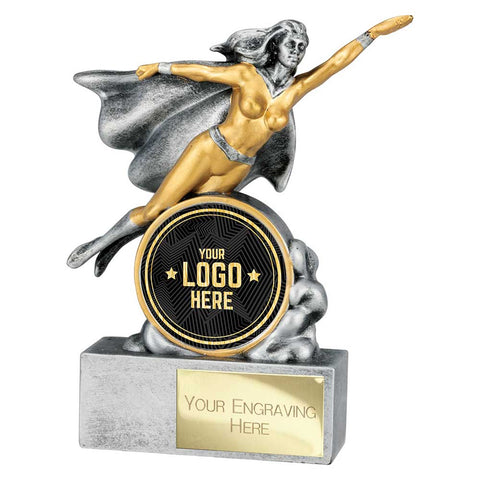 Superhero Resin Female Award - Gold|Silver - RF25103