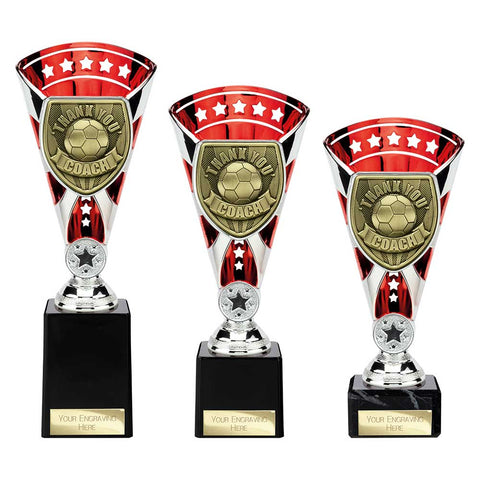 Cobra Star Cup Thank you Coach - Red|Silver - TD25112