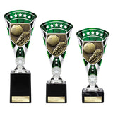 Cobra Star Cup Football Boot & Ball - Green|Silver - TE24195
