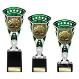 Cobra Star Cup Football Goal Keeper - Green|Silver - TE24202