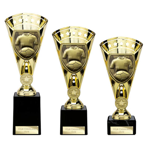 Cobra Star Cup Football Shirt & Ball - Gold - TG24206
