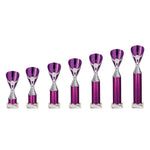 Rising Stars Plastic Trophy Purple - Purple - TR23563A