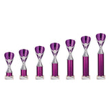 Rising Stars Plastic Trophy Purple - Purple - TR23563A