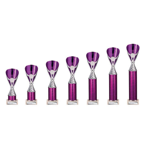 Rising Stars Plastic Trophy Purple - Purple - TR23563A