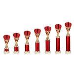 Rising Stars Plastic Trophy Red - Red - TR23564