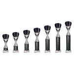 Rising Stars Plastic Trophy Black - Black - TR23566A