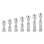 Rising Stars Plastic Trophy Silver -  TR23568A