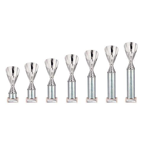 Rising Stars Plastic Trophy Silver -  TR23568A