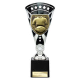 Cobra Star Cup Football Shirt & Ball - Black|Silver - TR24206