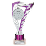 Frenzy Multisport Tube Trophy Silver & P - Purple|Silver - TR24519A