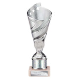 Hurricane Multisport Plastic Tube Cup - Silver - TR24541A