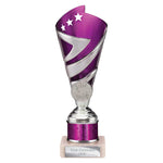 Hurricane Multisport Plastic Tube Cup - Purple|Silver - TR24542A