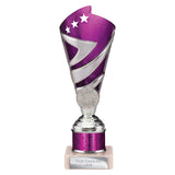 Hurricane Multisport Plastic Tube Cup - Purple|Silver - TR24542A
