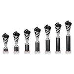 Hurricane Multisport Plastic Tube Cup Si - Black|Silver - TR24543A