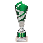 Hurricane Multisport Plastic Tube Cup - Green|Silver - TR24544A