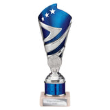 Hurricane Multisport Plastic Tube Cup - Blue|Silver - TR24545A