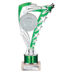 Frenzy Multisport Tube Trophy Siver & Gr - Green|Silver - TR24614A