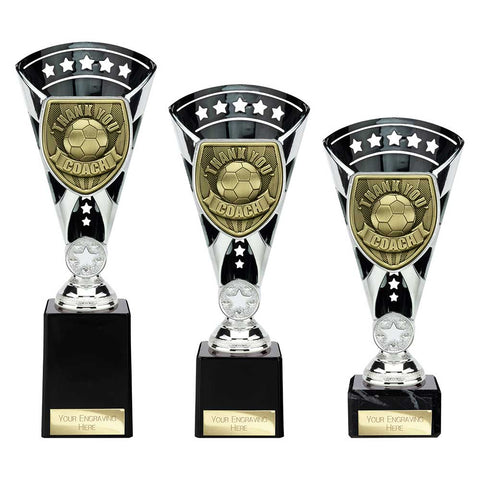 Cobra Star Cup Thank you Coach - Black|Silver - TR25112