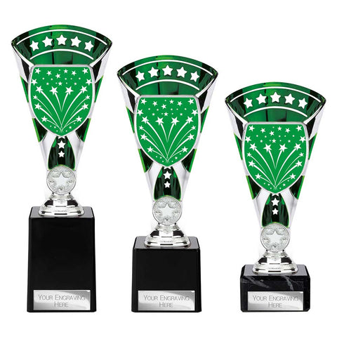 Cobra Star Multisport Cup Silver & Green - Green|Silver - TR25523