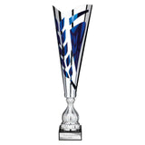 Inspire Laser Trophy Silver & Blue -  TR25533