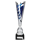 Inspire Laser Trophy Silver & Blue - Blue|Silver - TR25533