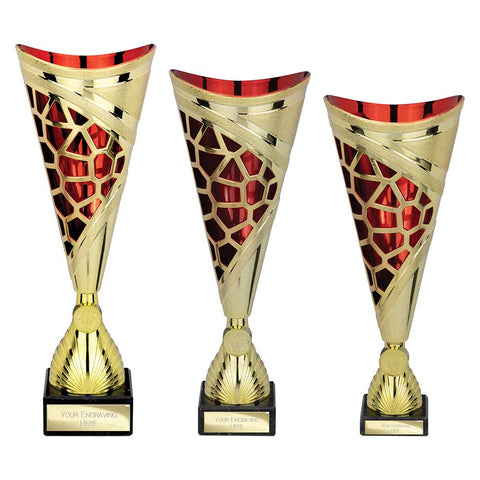 Vivid Trophy Gold & Red -  TR25534