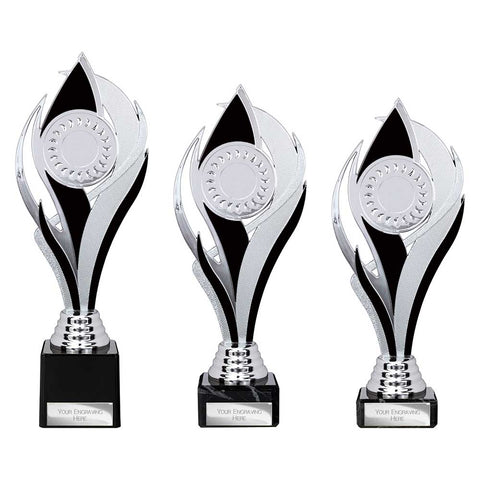 Volcano Trophy Silver & Black -  TR25542