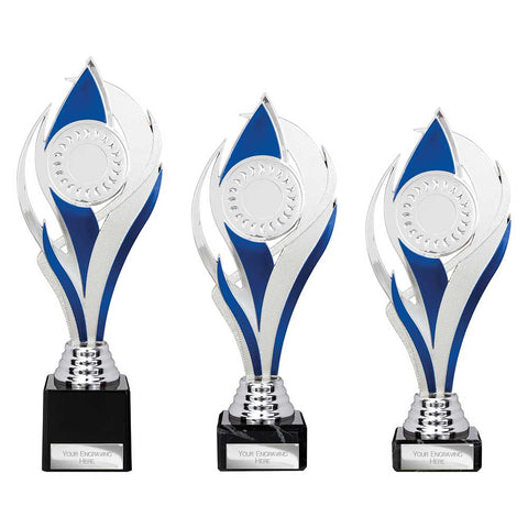 Volcano Trophy Silver & Blue -  TR25543