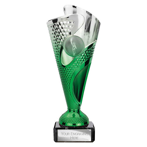 Rodeo Trophy Silver & Green - Green|Silver - TR25559