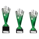 Rodeo Trophy Silver & Green -  TR25559
