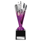 Rodeo Trophy Silver & Purple - Purple|Silver - TR25561