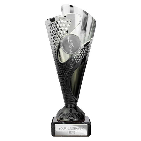 Rodeo Trophy Silver & Black - Black|Silver - TR25563