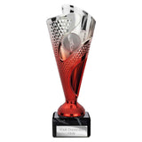 Rodeo Trophy Silver & Red - Red|Silver - TR25564