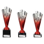 Rodeo Trophy Silver & Red -  TR25564