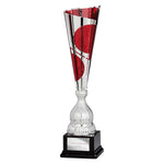 Quest Laser Cut Cup Silver & Red - Red|Silver - TR25604