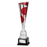 Quest Laser Cut Cup Silver & Red - Red|Silver - TR25604