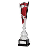 Quest Laser Cut Cup Silver & Red -  TR25604