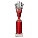 Rodeo Multisport Tube Trophy - Red|Silver - TR25606