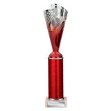 Rodeo Multisport Tube Trophy - Red|Silver - TR25606