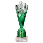 Rodeo Multisport Tube Trophy - Green|Silver - TR25607