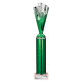 Rodeo Multisport Tube Trophy - Green|Silver - TR25607