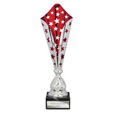 Galaxy Laser Trophy Silver & Red - Red|Silver - TR25616
